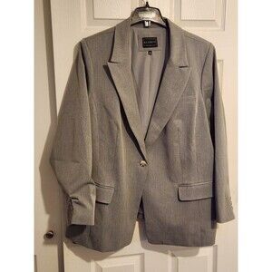 Eloquii Premier Womens Lightweight Single Button Bi-Stretch Work Blazer Size 28